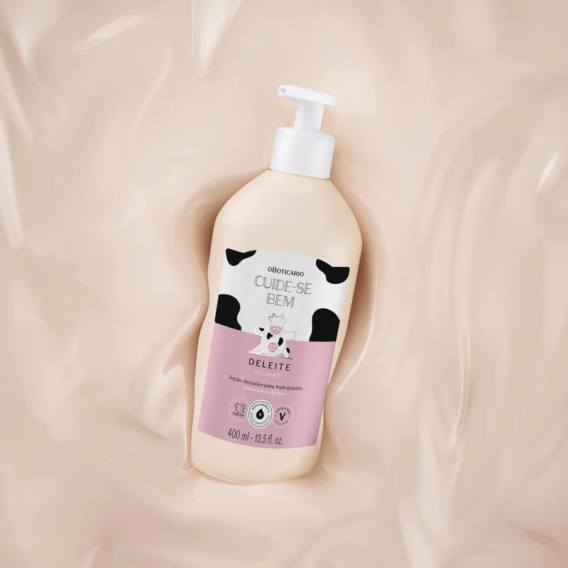 Loción Hidratante Corporal Deleite 400Ml Cuide-Se Bem