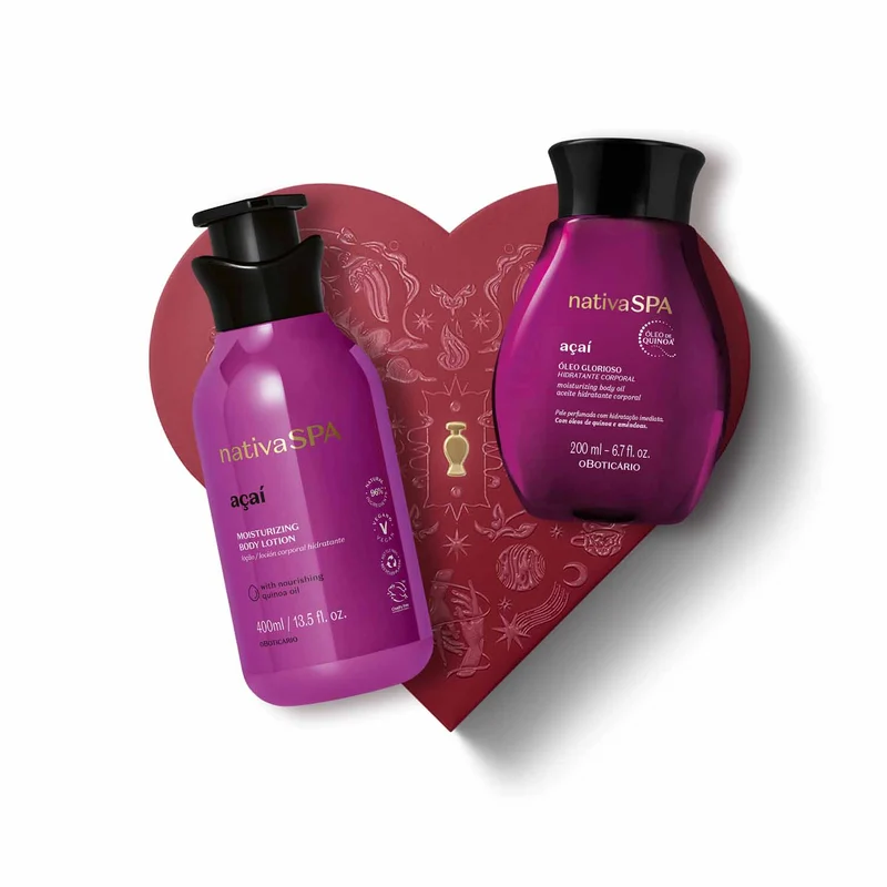 Kit de regalo femenino Cuidado Corporal Nativa SPA Açaí