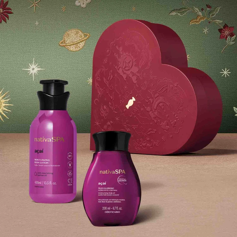 Kit de regalo femenino Cuidado Corporal Nativa SPA Açaí