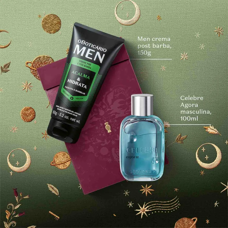 KIT DE REGALO MASCULINO CELEBRE AGORA