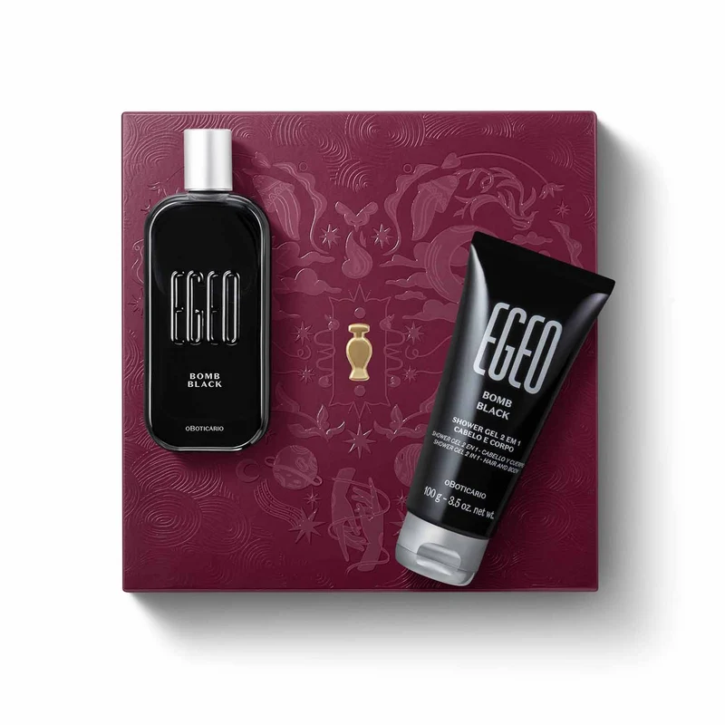 KIT DE REGALO PARA HOMBRE EGEO BOMB BLACK