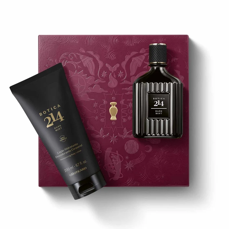KIT DE REGALO MASCULINO BOTICA 214 DARK MINT