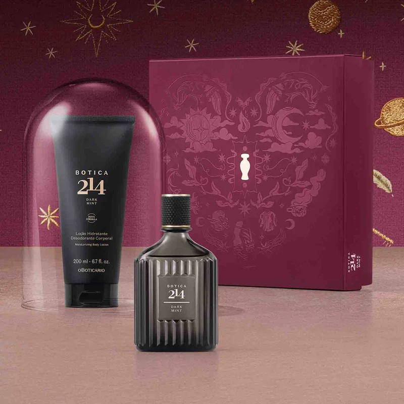 KIT DE REGALO MASCULINO BOTICA 214 DARK MINT