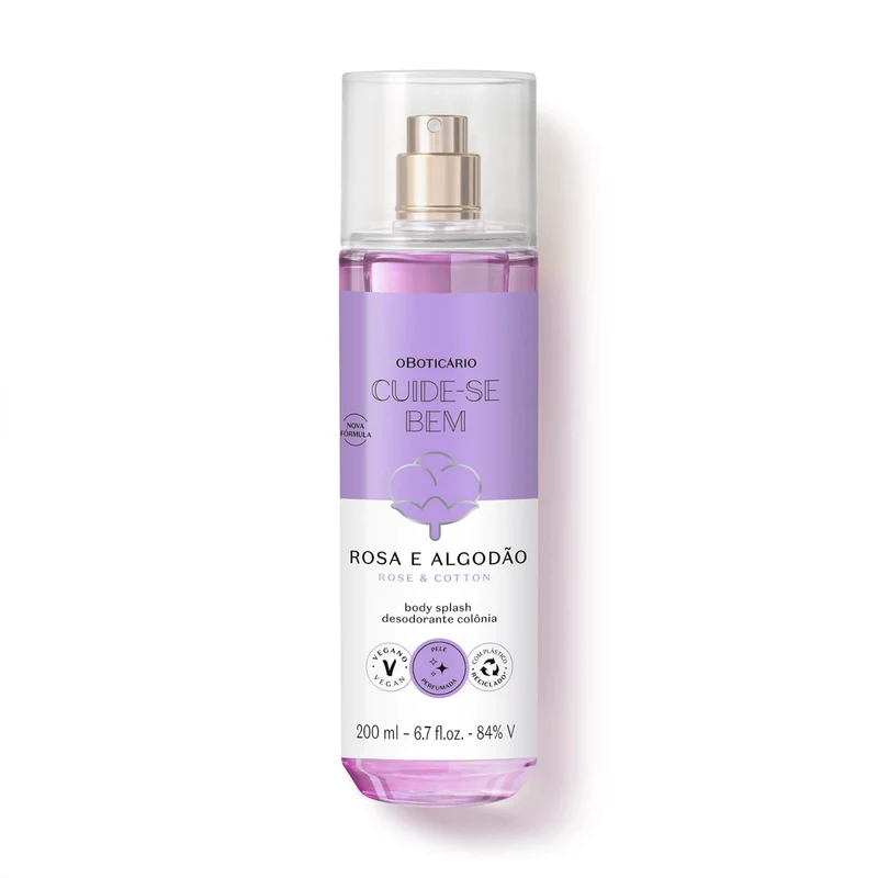 Body Splash Rosa & Algodón 200 Ml Cuide-Sebem