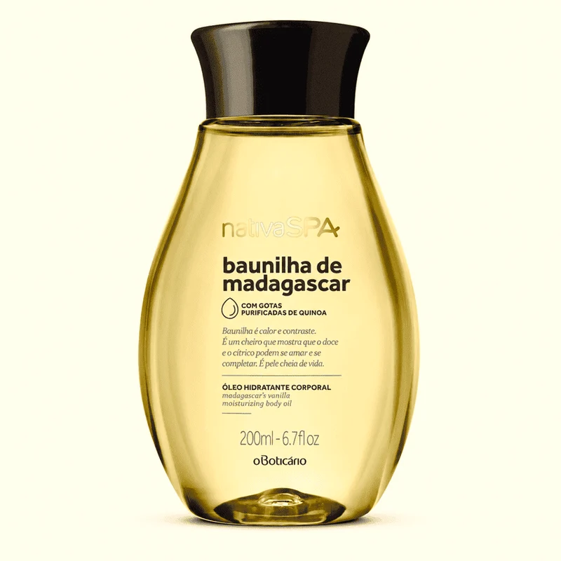 Óleo Hidratante Corporal Vainilla De Madagascar 200Ml Nspa