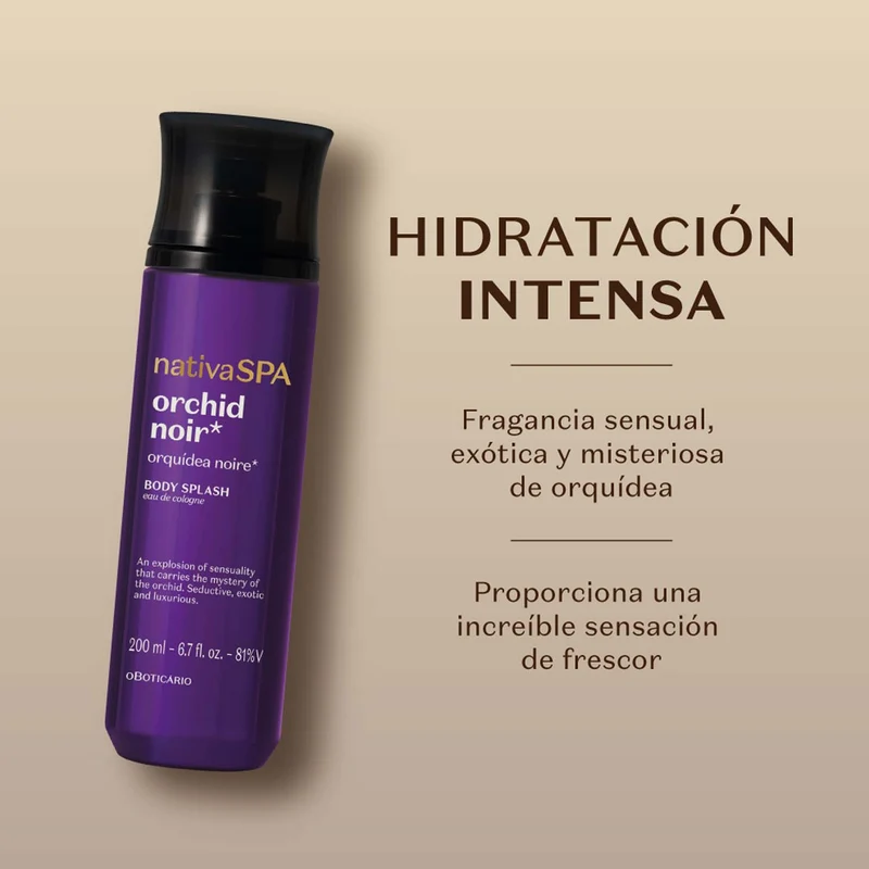 BODY SPLASH ORQUIDEA NOIRE 200 ML NSPA