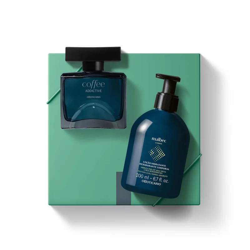 KIT DE REGALO MASCULINO COFFEE ADDICTIVE