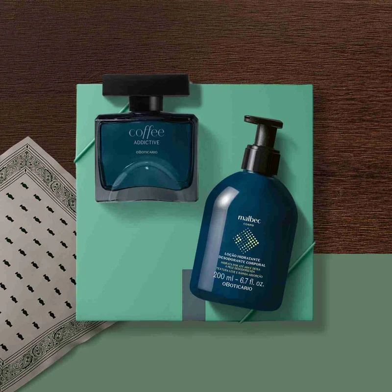 KIT DE REGALO MASCULINO COFFEE ADDICTIVE