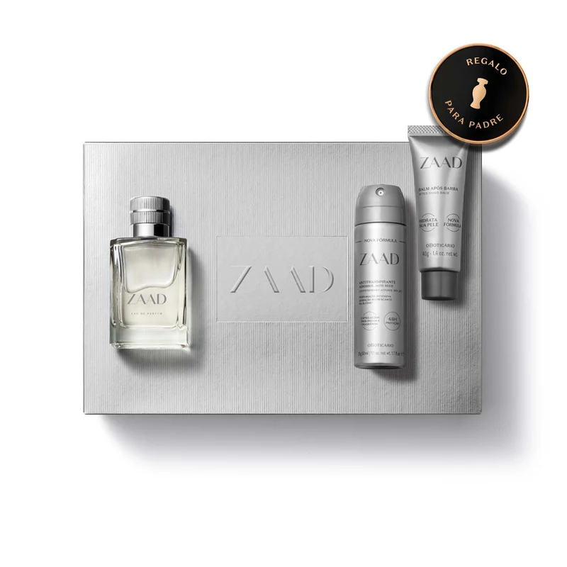 KIT DE REGALO MASCULINO ZAAD EDP