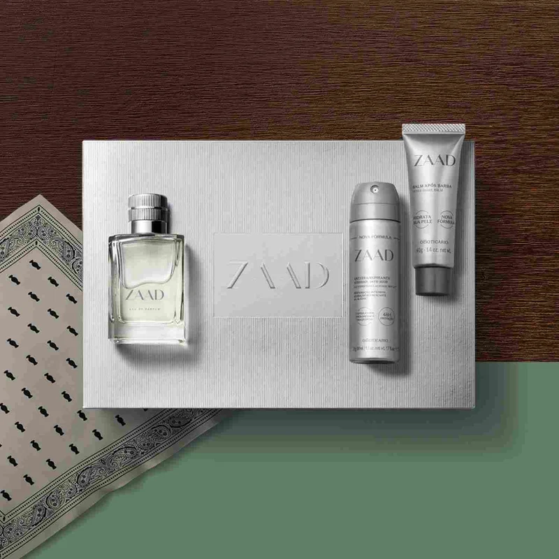 KIT DE REGALO MASCULINO ZAAD EDP