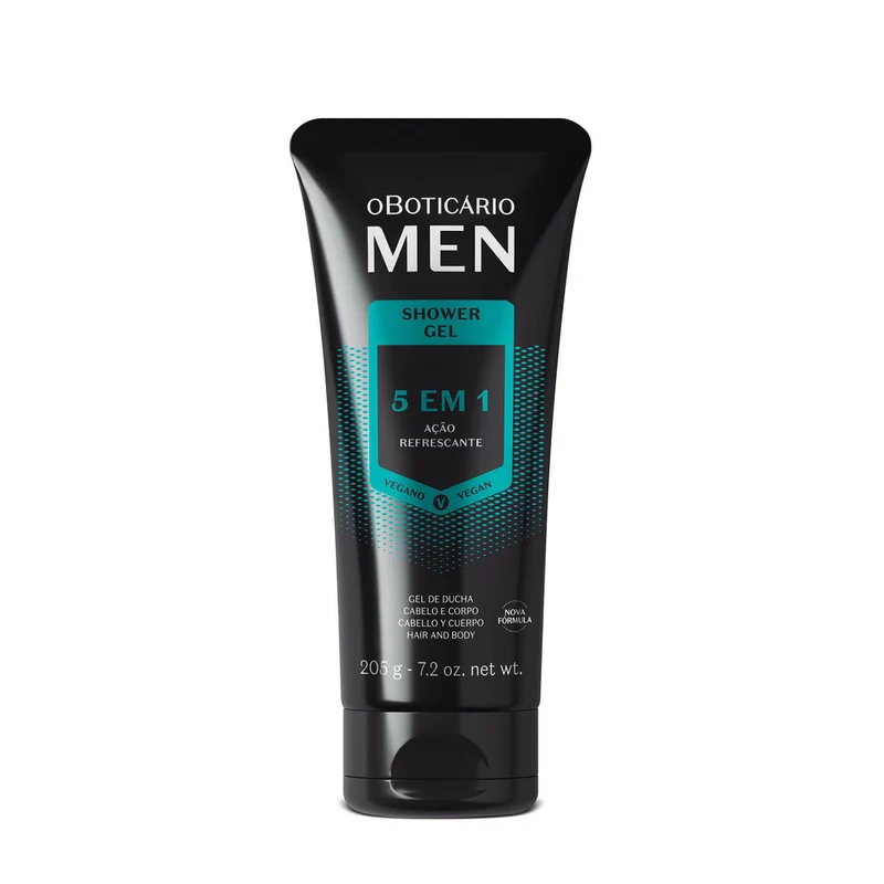 Gel de ducha para cuerpo y barba 3 en 1 205G MEN