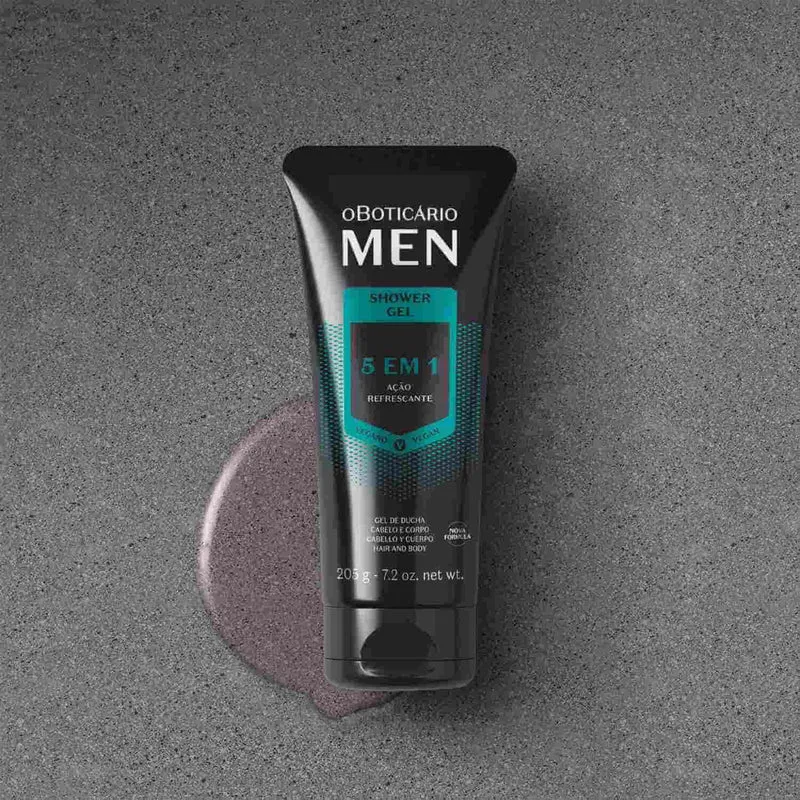 Gel de ducha para cuerpo y barba 3 en 1 205G MEN