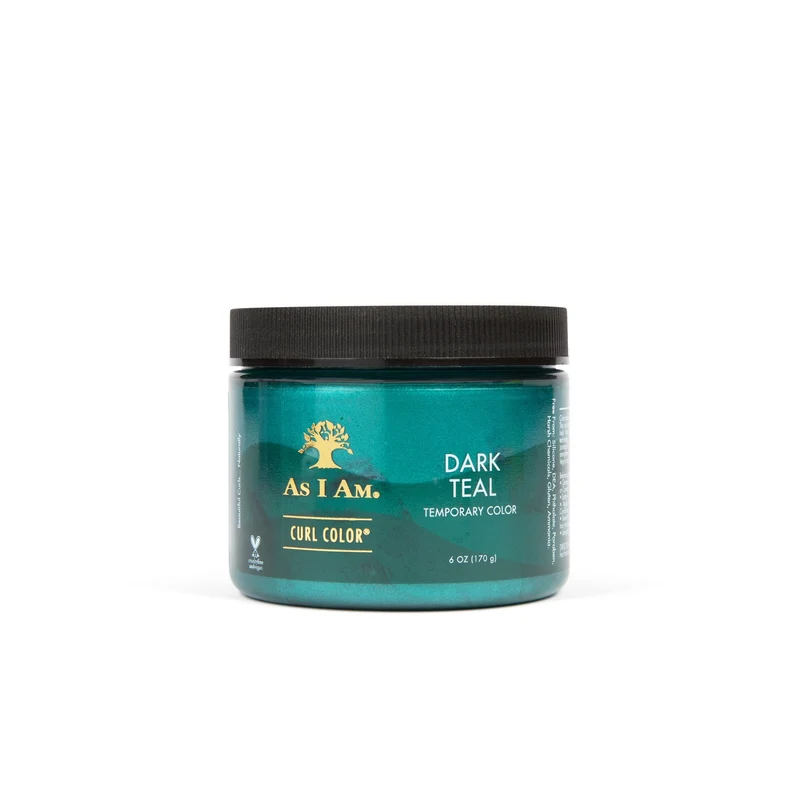 Color del rizo Verde teal oscuro