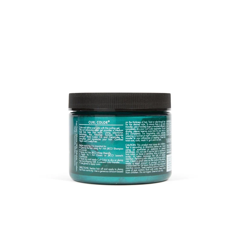 Color del rizo Verde teal oscuro