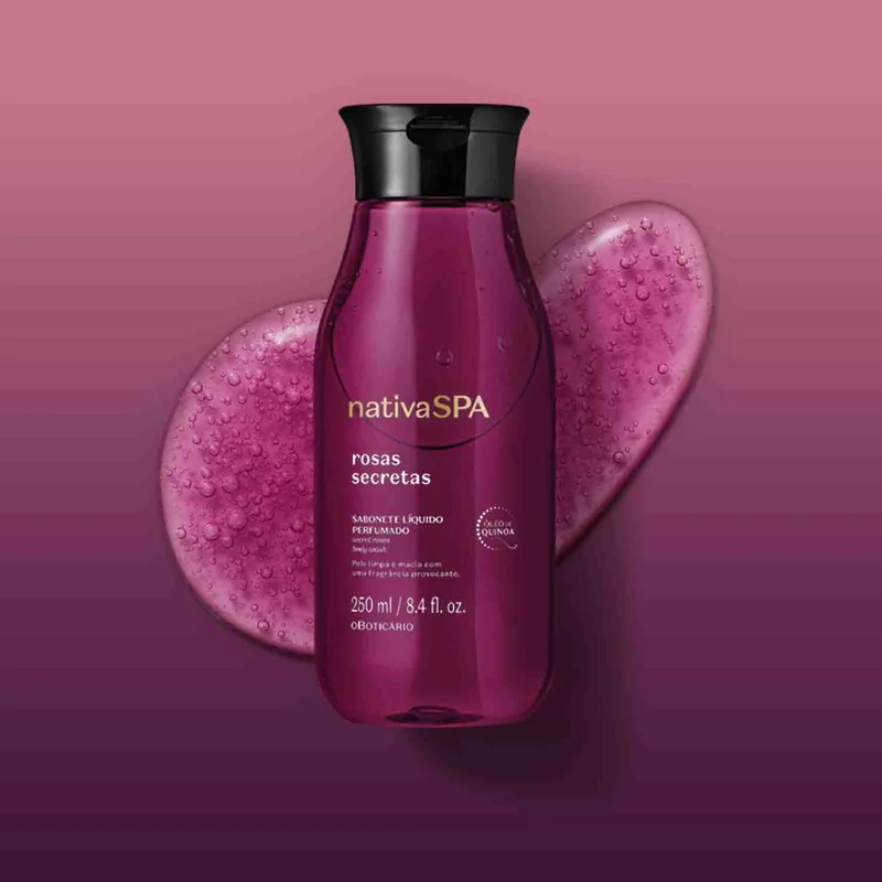 Jabón Líquido Corporal Perfumado Rosas Secretas 250ml NSPA