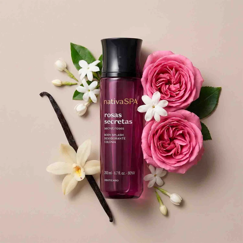 Body Splash Corporal Nativa SPA Rosas Secretas 200ml