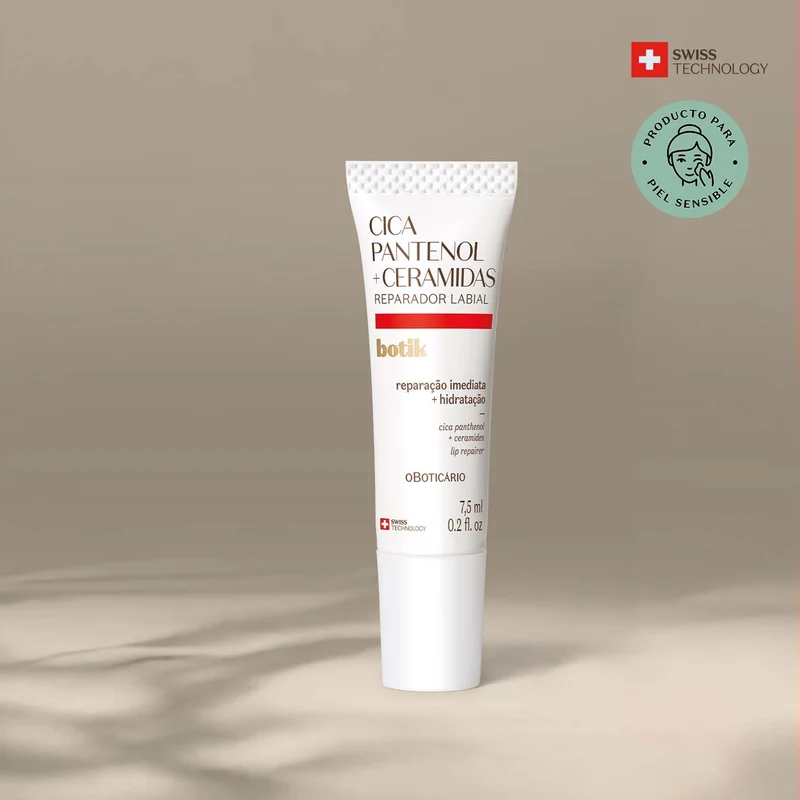 Reparador Labial cica pantenol + ceramidas Botik 7,5ml