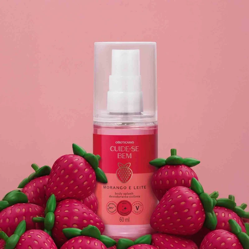 BODY SPLASH MORANGO DELEITE 60ml CBEM