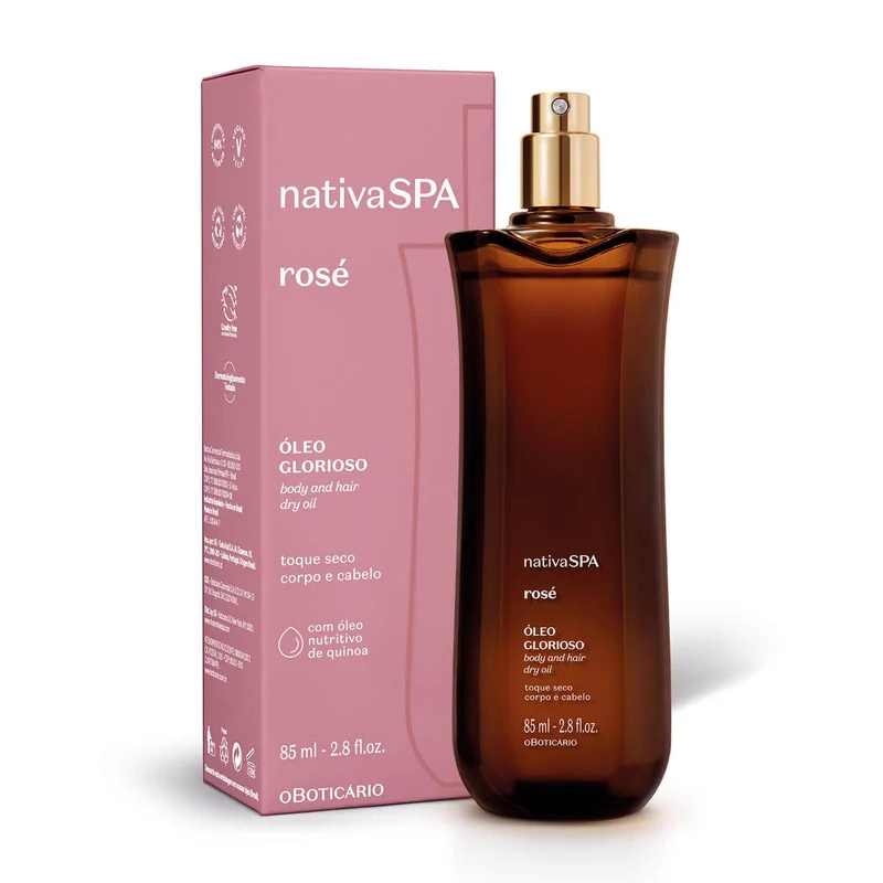 ÓLEO CORPORAL ROSE 85ml Nativa Spa