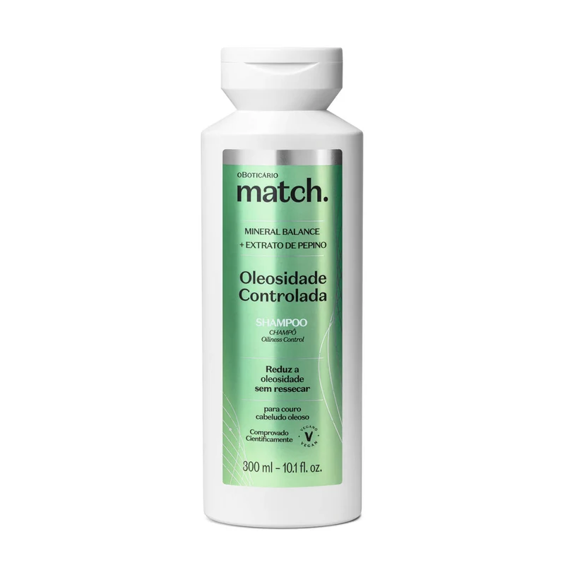 SHAMPOO OLEOSIDAD CONTROLADA 300ml MATCH