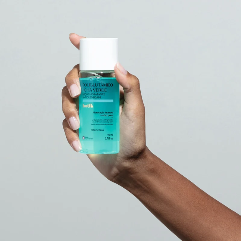 Loción facial hidratante anti oleosidad acido poliglutamico 100 ML Botik