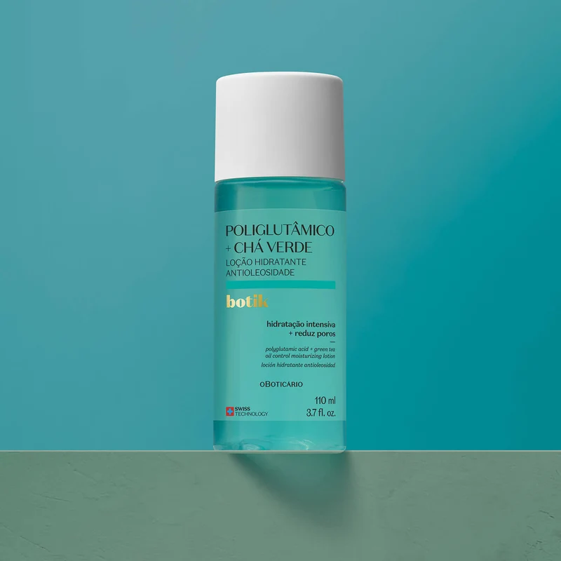 Loción facial hidratante anti oleosidad acido poliglutamico 100 ML Botik
