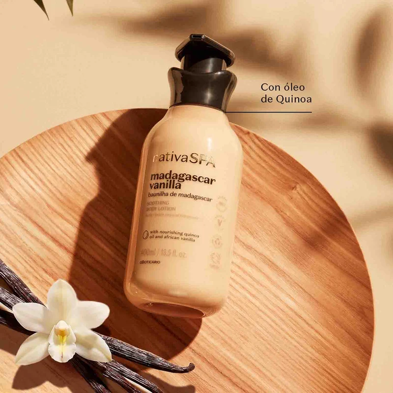 Loción Hidratante Corporal Vainilla de Madagascar 400ml NSPA