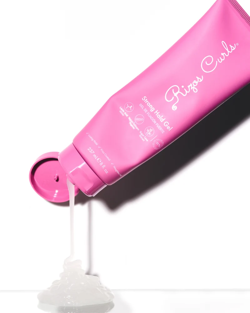 Trío exclusivo de TikTok para definir y fijar rizos: Crema, mousse y gel fijador.