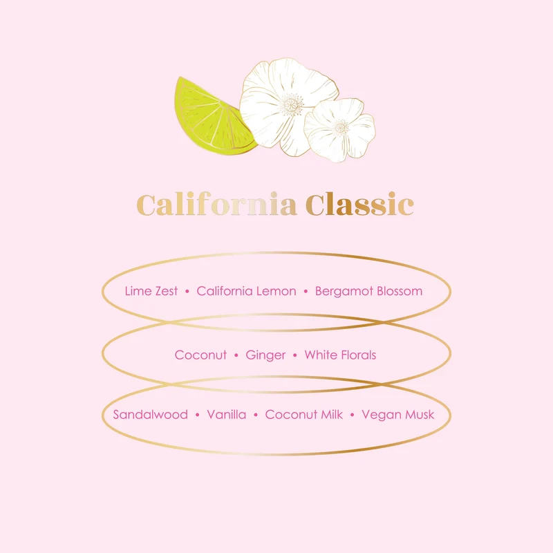 Perfume clásico para cabello y cuerpo de California