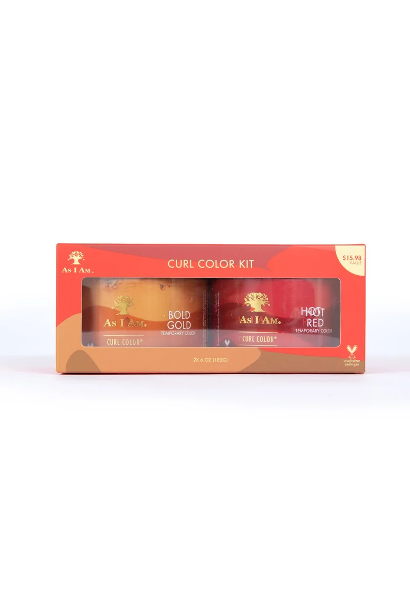 Kit de coloración para rizos Bold Gold & Hot Red