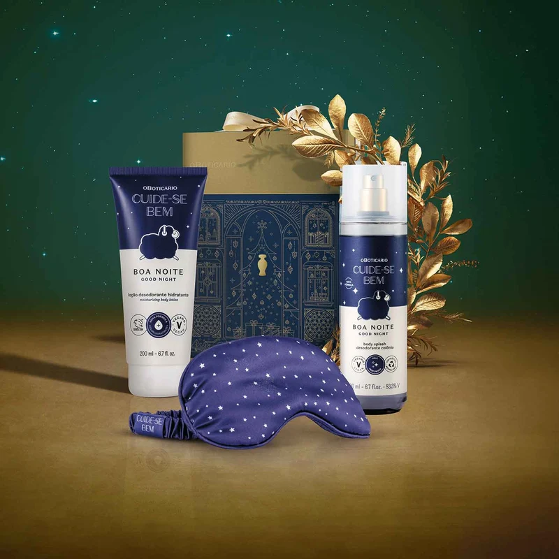 Kit de regalo para mujer cuidado corporal CBEM BOA NOITE