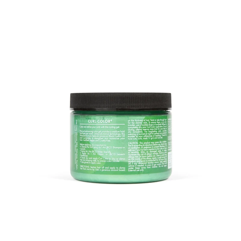 Color del rizo Verde jade