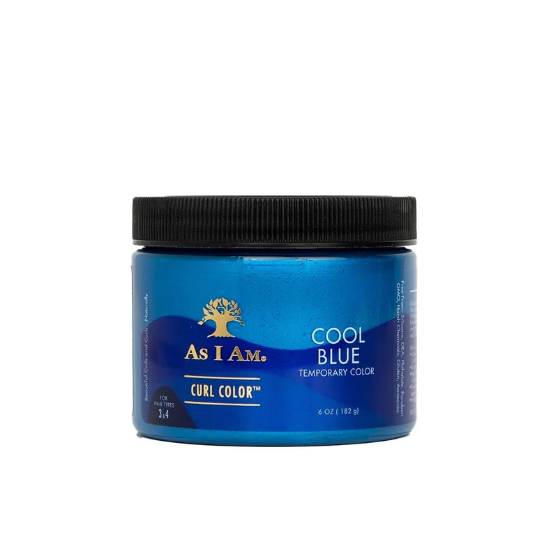 Color para Rizos Azul Frío