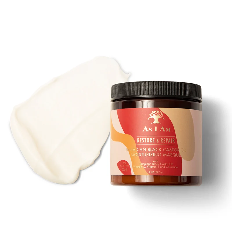 Mascarilla capilar de aceite de ricino negro jamaicano