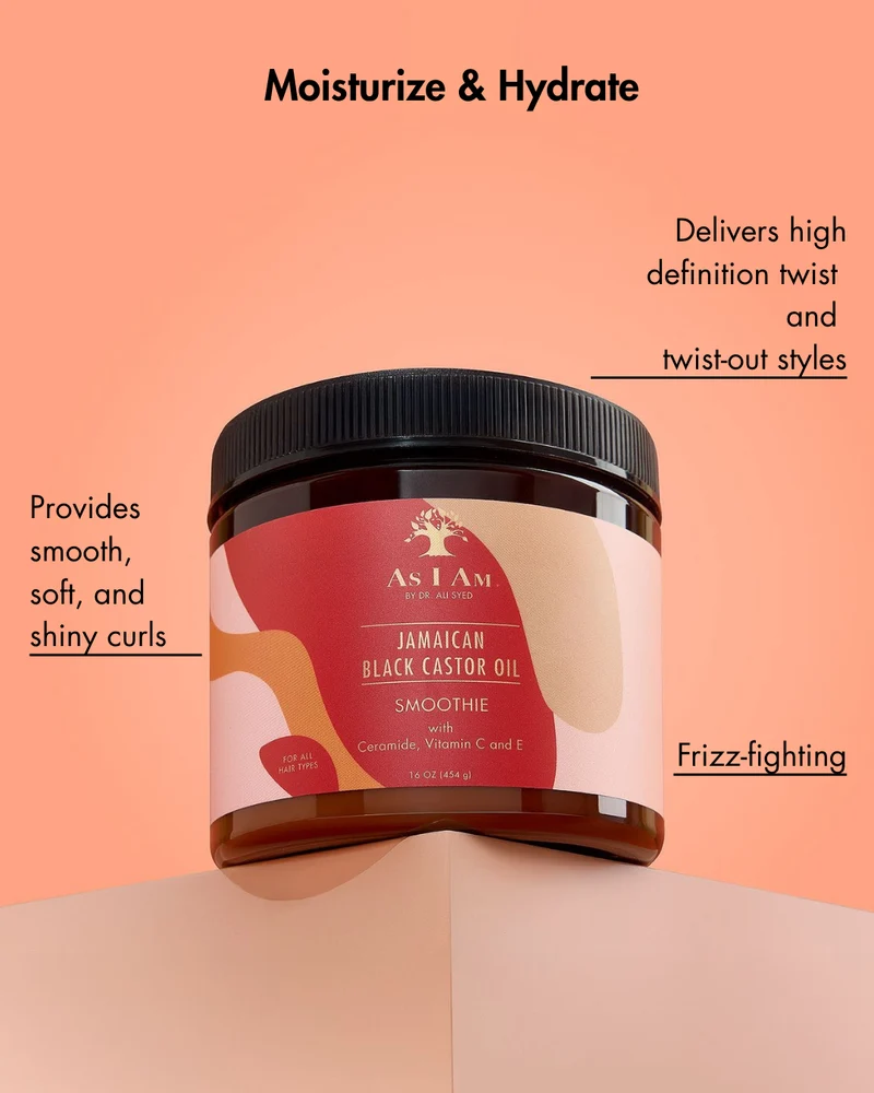 Batido de Aceite de Ricino Negro