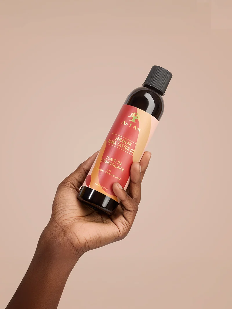 Acondicionador sin Enjuague de Aceite de Ricino Negro