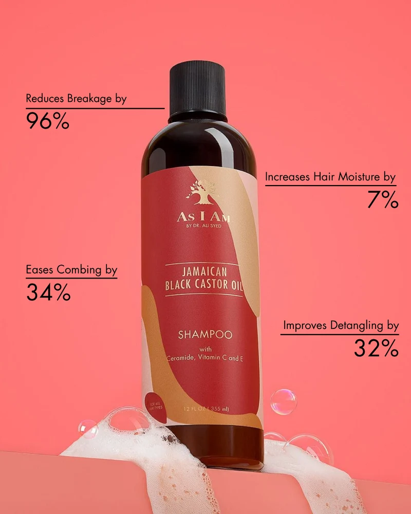 Champú de Aceite de Ricino Negro