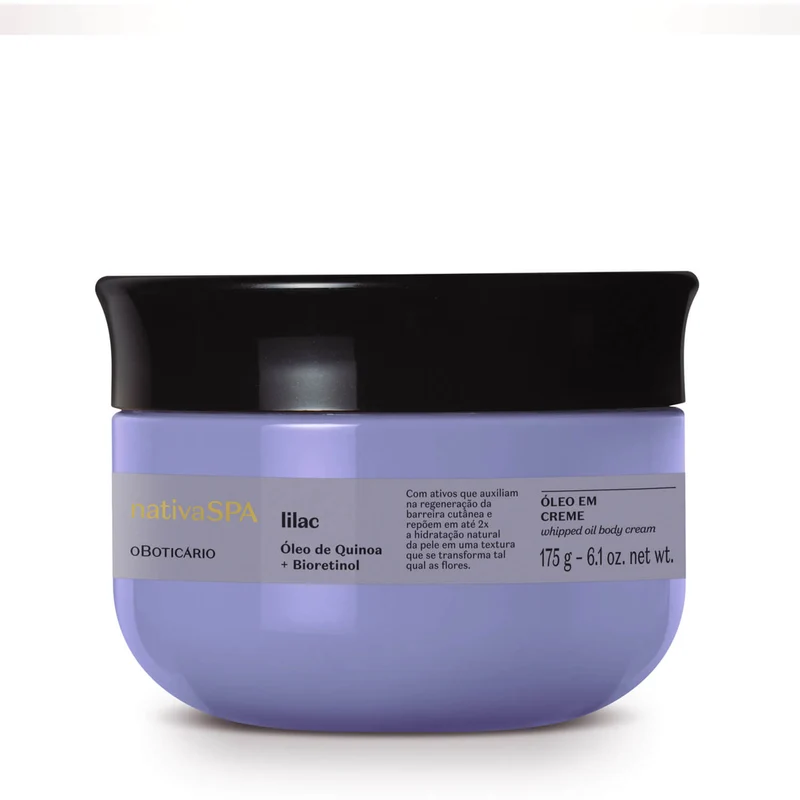Óleo corporal en crema lilac 175g Nativa spa