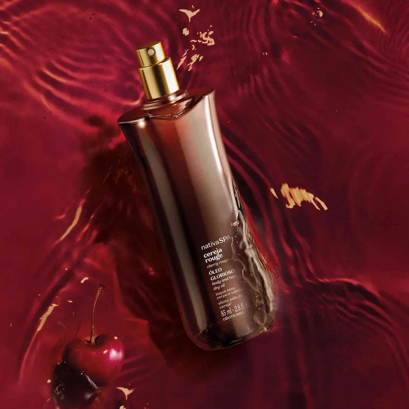 Óleo corporal multifuncional Cereza Roja 85ml NATIVA SPA