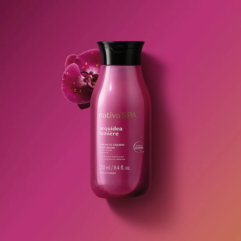 JABÓN LÍQUIDO CORPORAL ORQUIDEA LUMIERE, 250ml