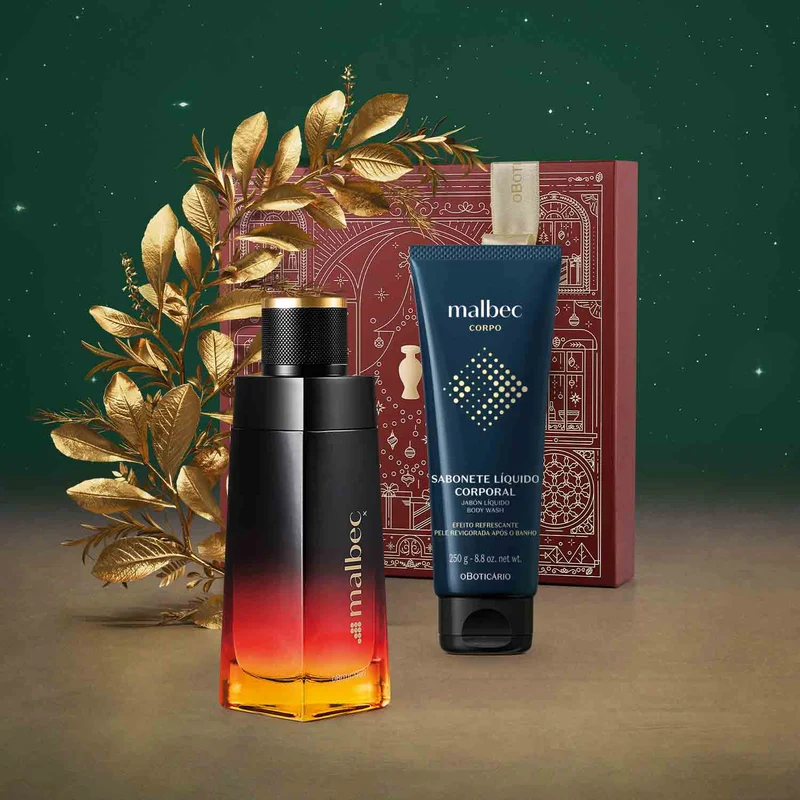 KIT DE REGALO MASCULINO MALBEC X
