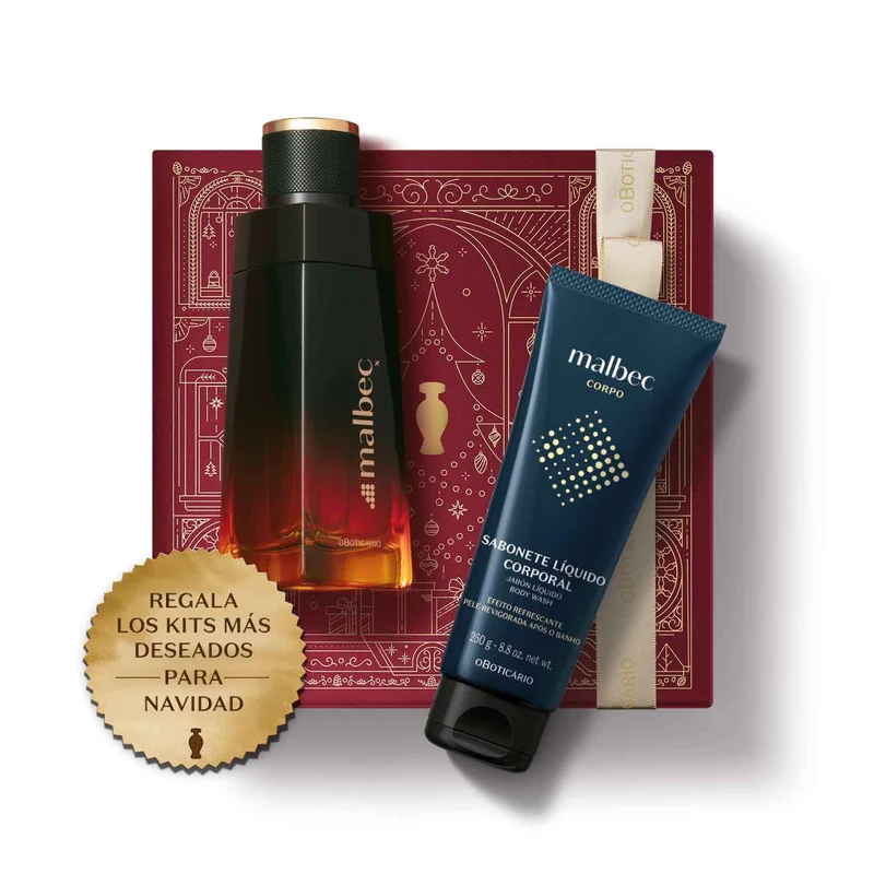 KIT DE REGALO MASCULINO MALBEC X