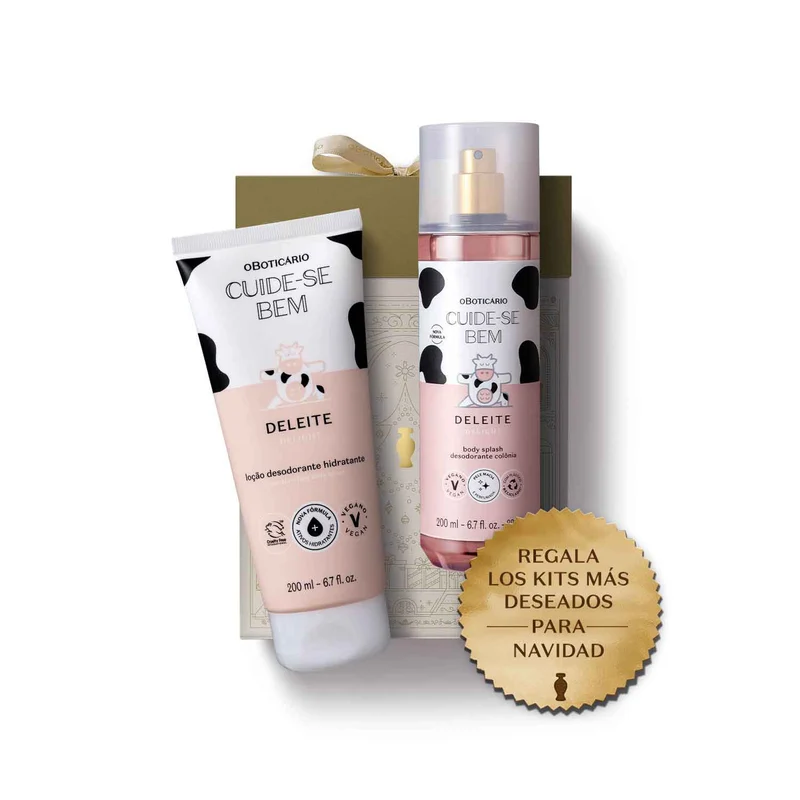 Kit de regalo para mujer cuidado corporal CBEM DELEITE