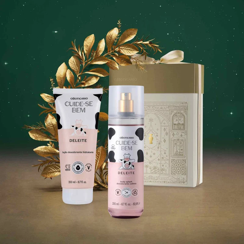 Kit de regalo para mujer cuidado corporal CBEM DELEITE