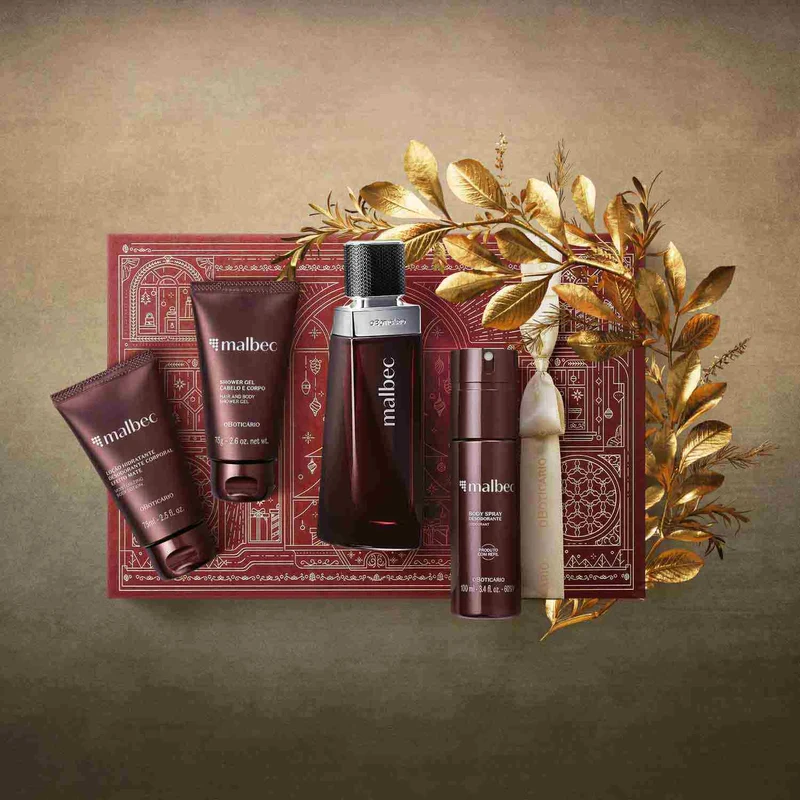 KIT DE REGALO MASCULINO MALBEC