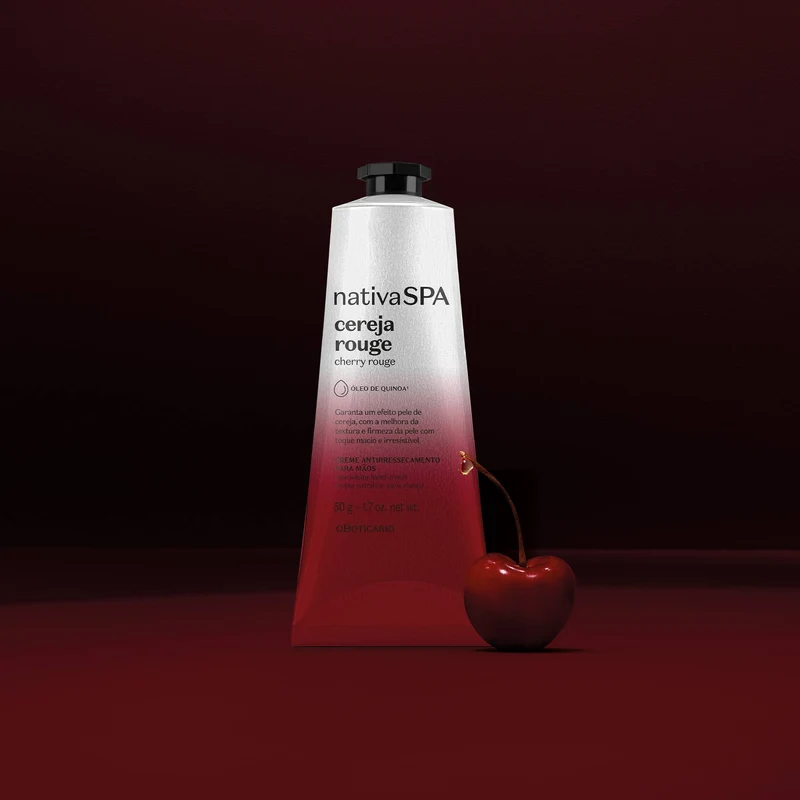 Crema de manos de cereza roja 50G Nativa Spa