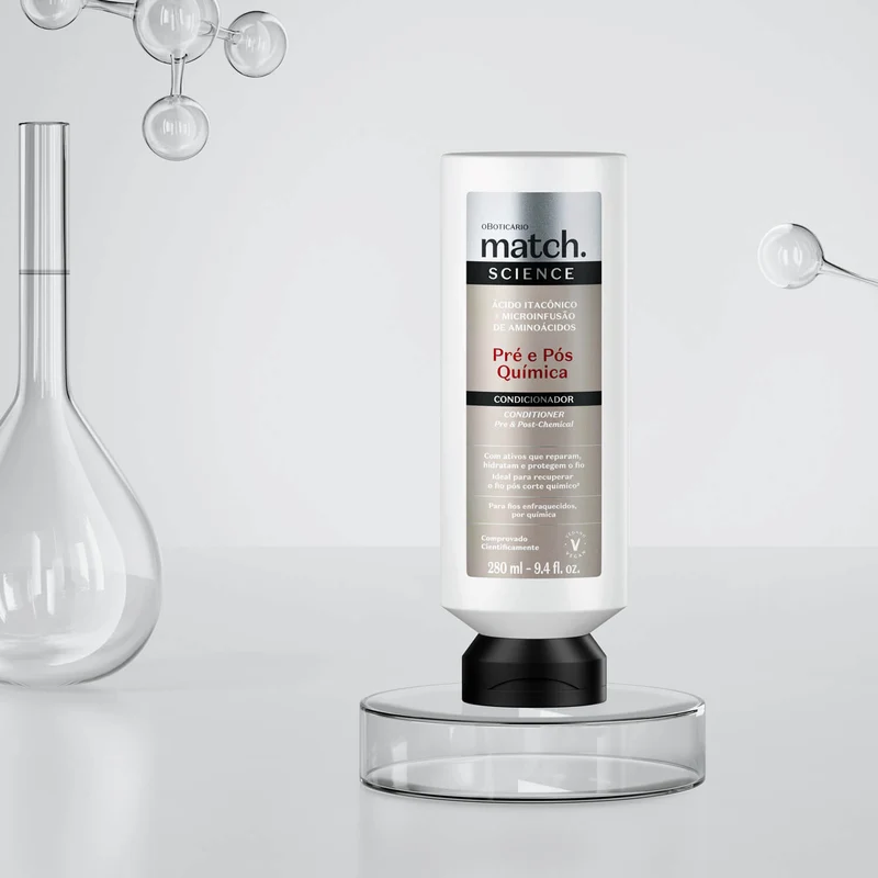 Acondicionador para el cabello dañado science pre pos quimica 280ml Match