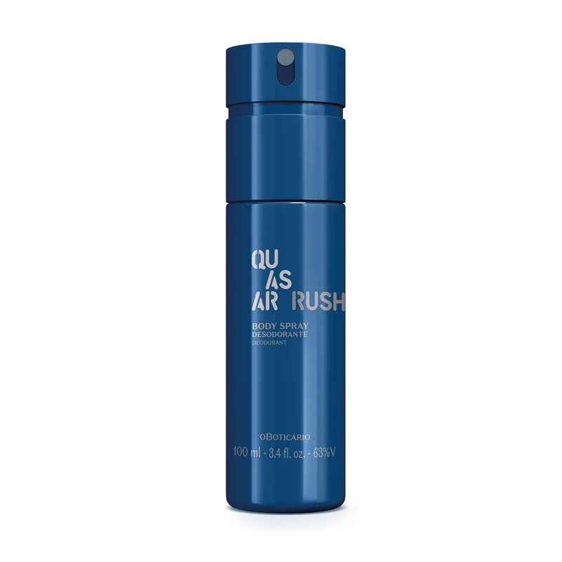 Desodorante body spray de hombre rush 100ml QUASAR