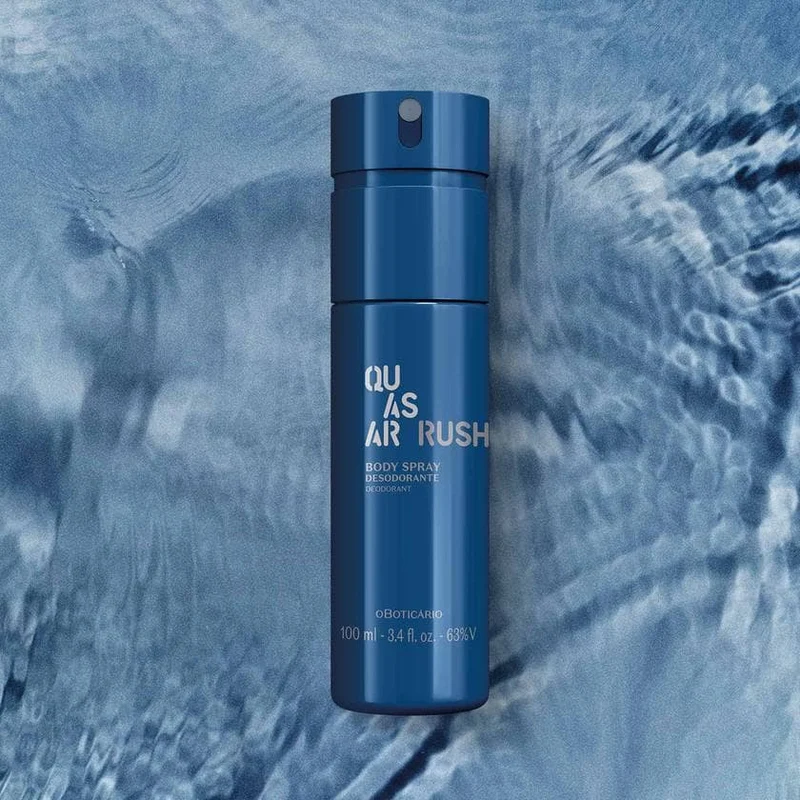 Desodorante body spray de hombre rush 100ml QUASAR