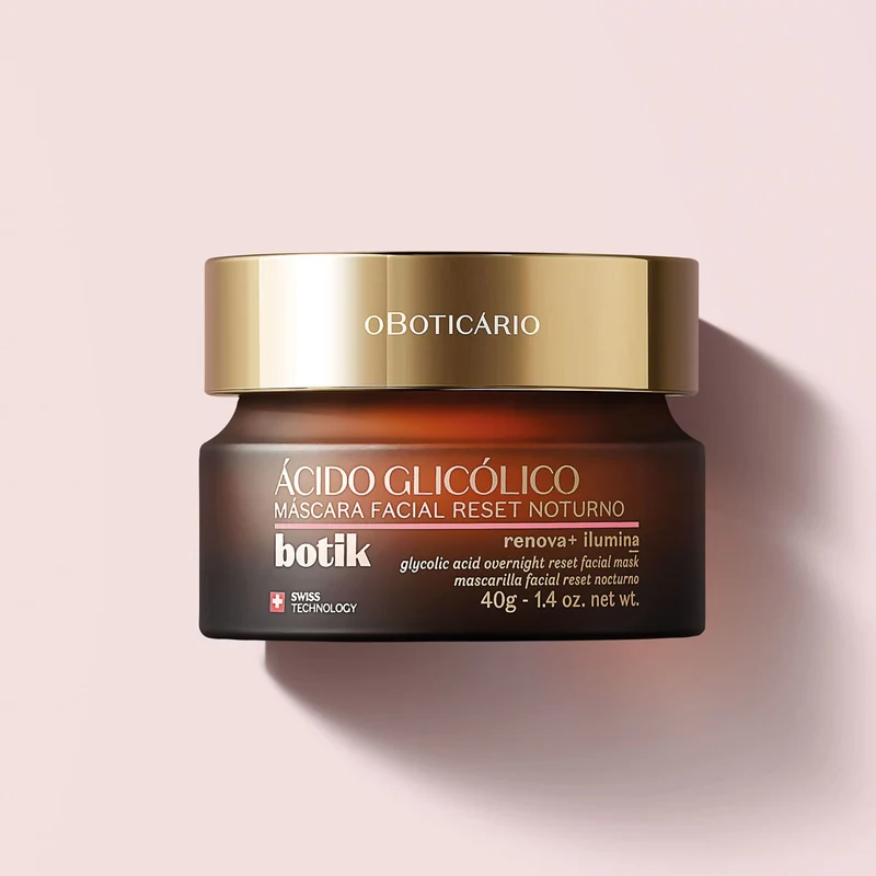 Botik Mascarilla Facial Reset Nocturna Ácido/Glicol 40G